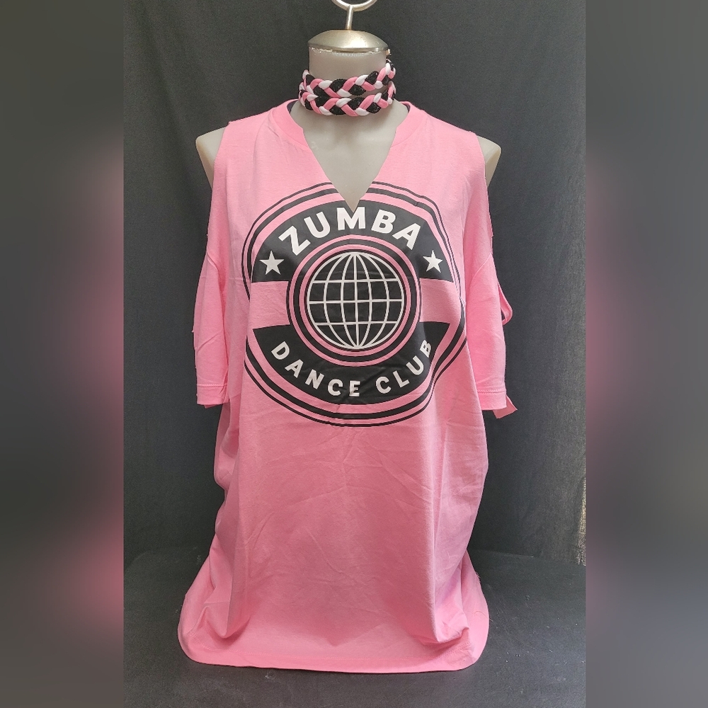 Pink Zumba Dance Club Tank Top
